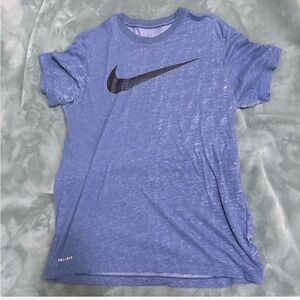 blue nike shirt
